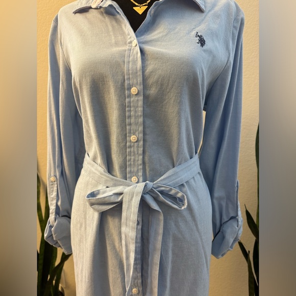 LIKE NEW U.S POLO ASSN. OXFORD DRESS - Picture 3 of 9
